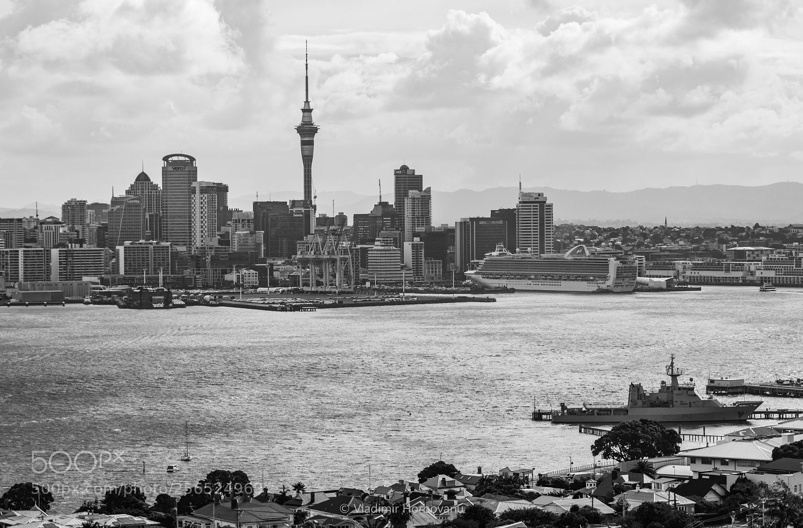 Nikon D810 sample photo. Auckland seen from devonport photography