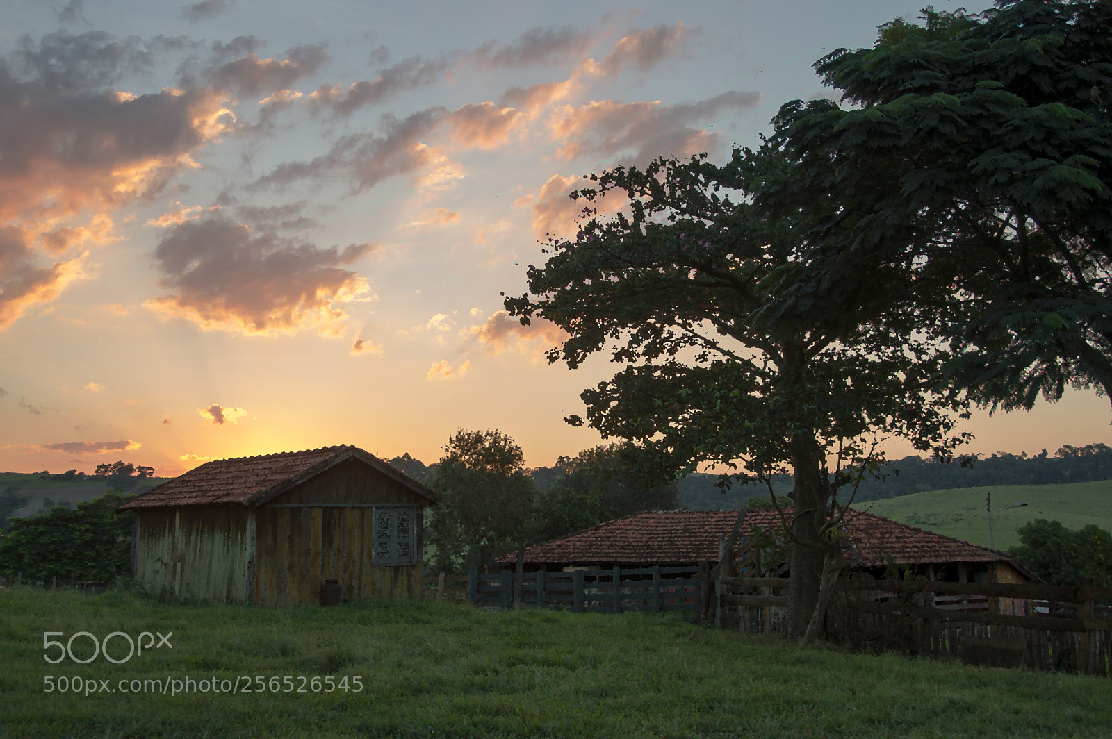Nikon D3200 sample photo. Country sunset photography