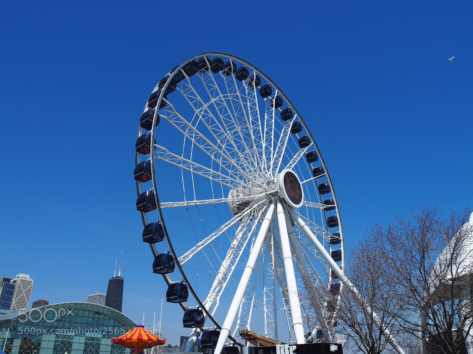 Olympus PEN-F sample photo. Navy pier chicago 2018 photography