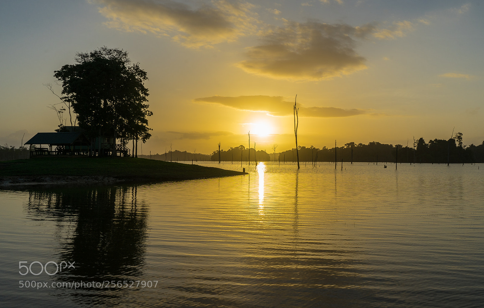Sony a7 II sample photo. Sunrise at the brokopondo photography