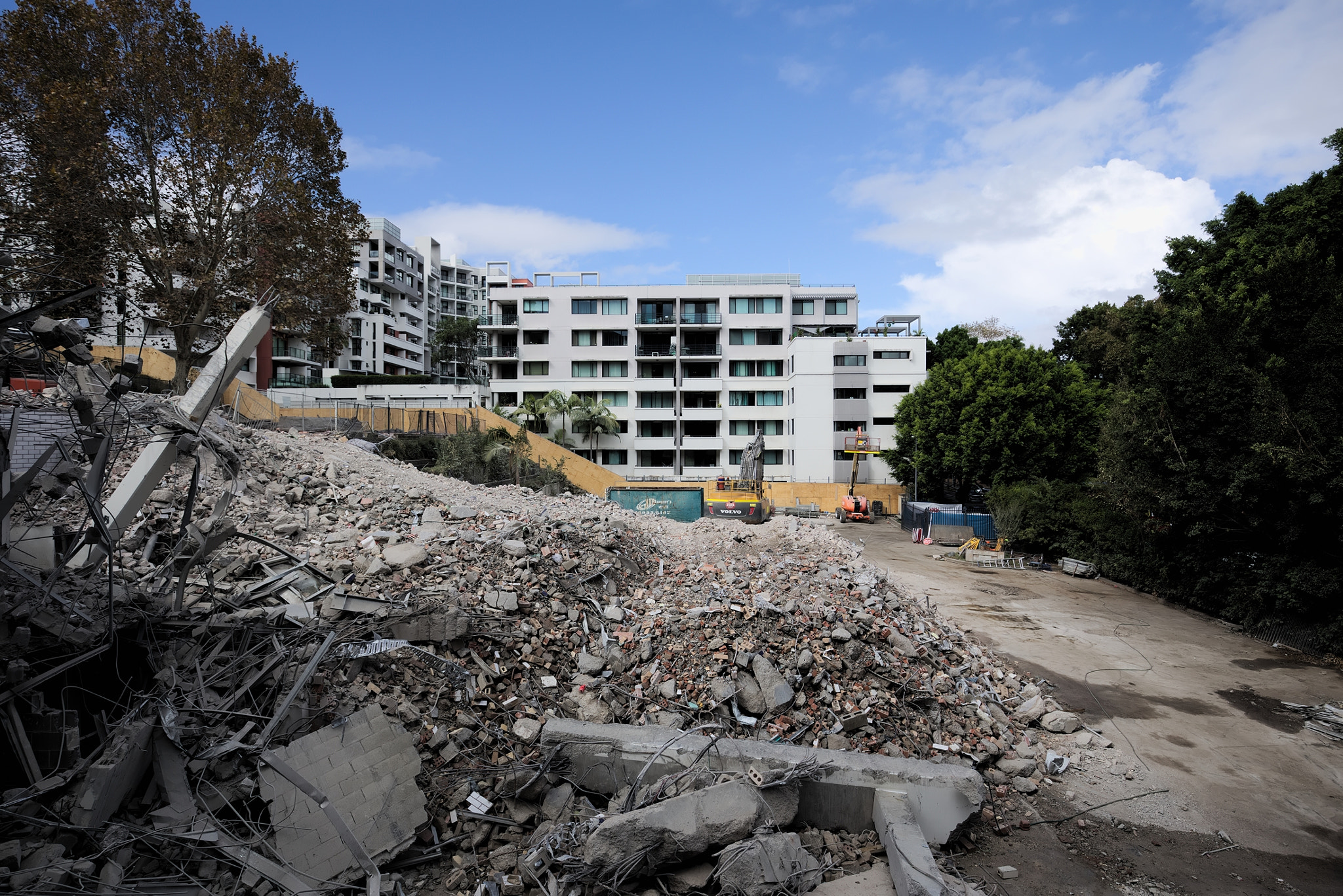 Canon EF 16-35mm F4L IS USM sample photo. Rubble photography