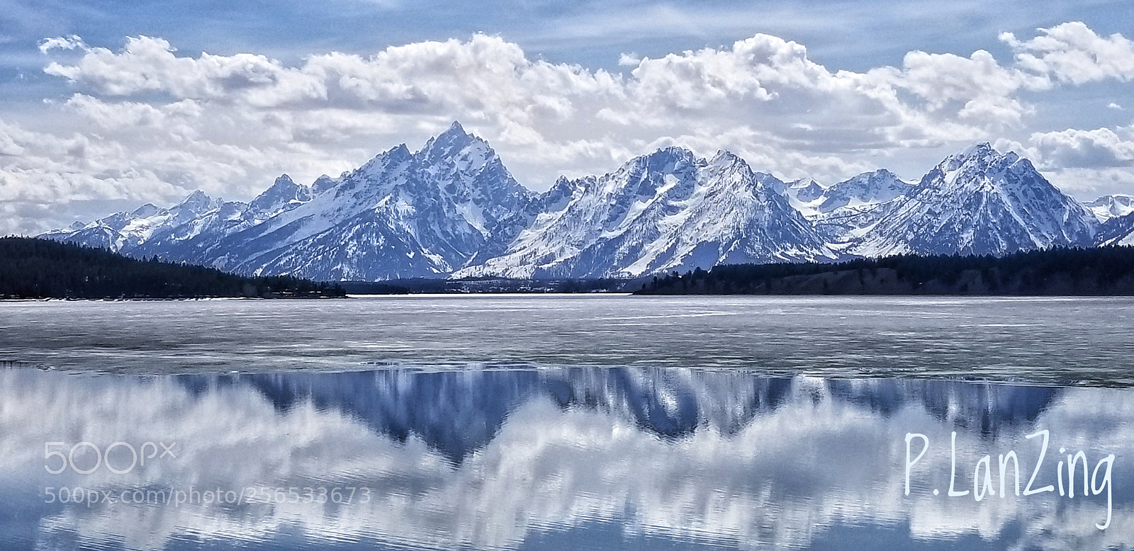 Samsung Galaxy S8+ sample photo. Grand tetons at winter's photography