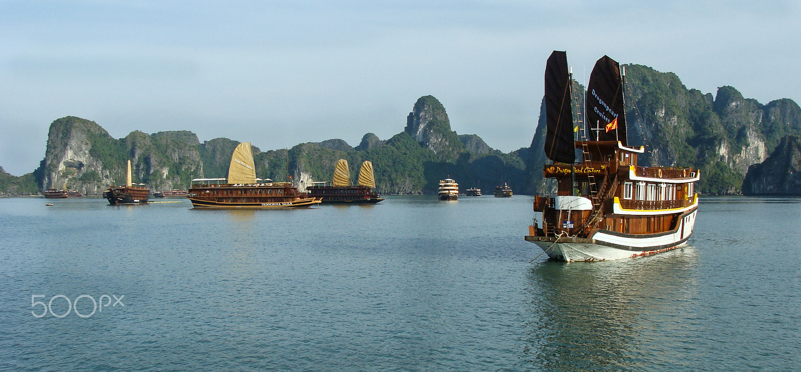 Sony DSC-H3 sample photo. Ha long bay, vietnam photography