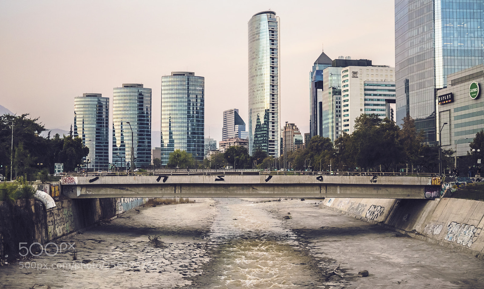 Sony a6300 sample photo. Mapocho river, santiago photography