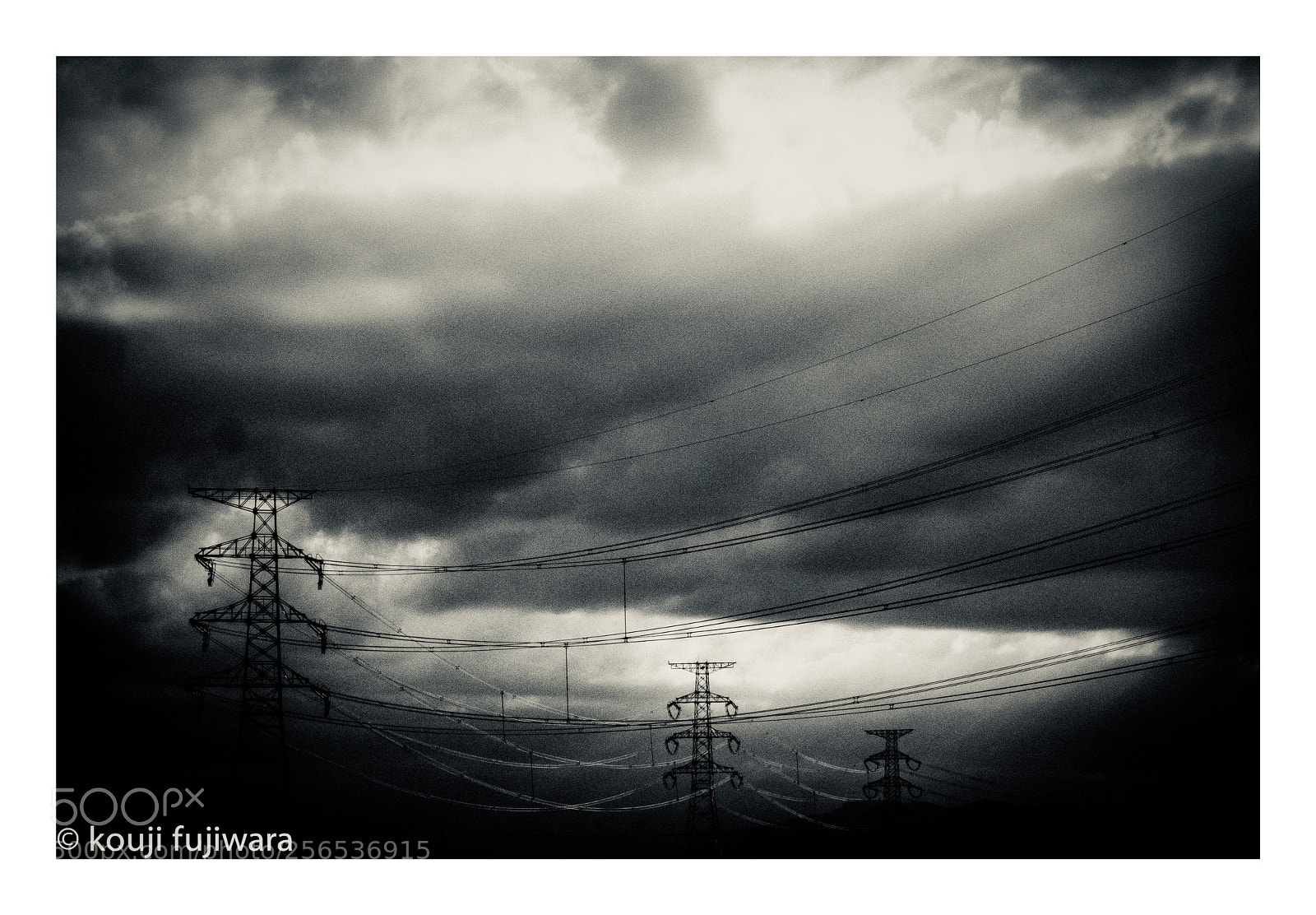 Fujifilm X-T2 sample photo. Line...electrical wire and tower photography