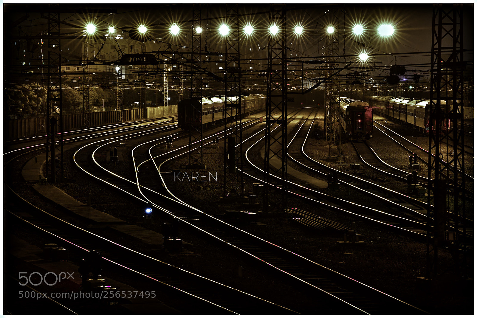 Sony a7R II sample photo. Train station photography