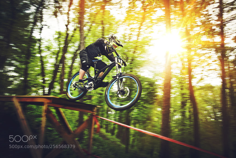 Nikon D80 sample photo. Downhill photography