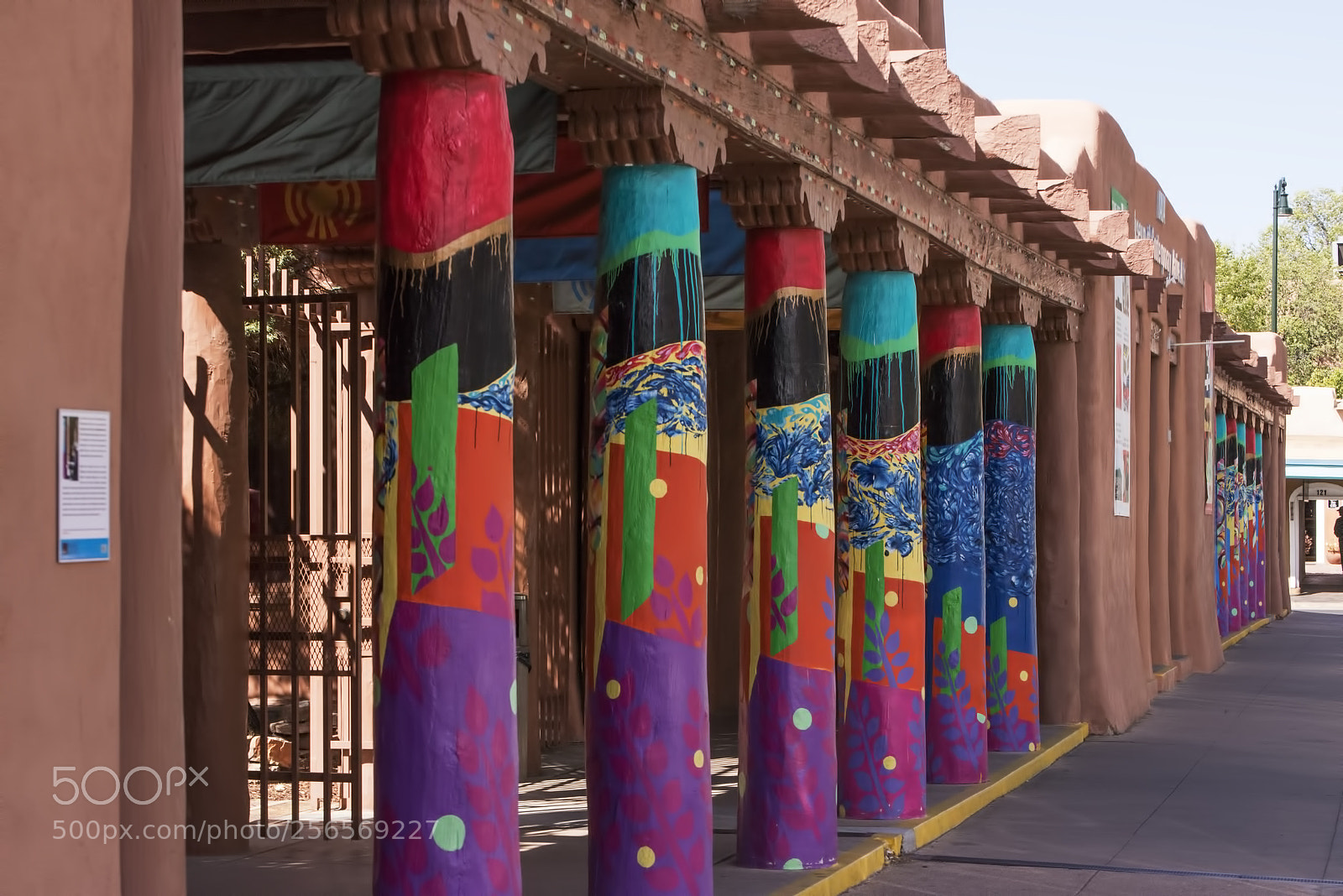 Nikon D600 sample photo. Painted columns (1) photography