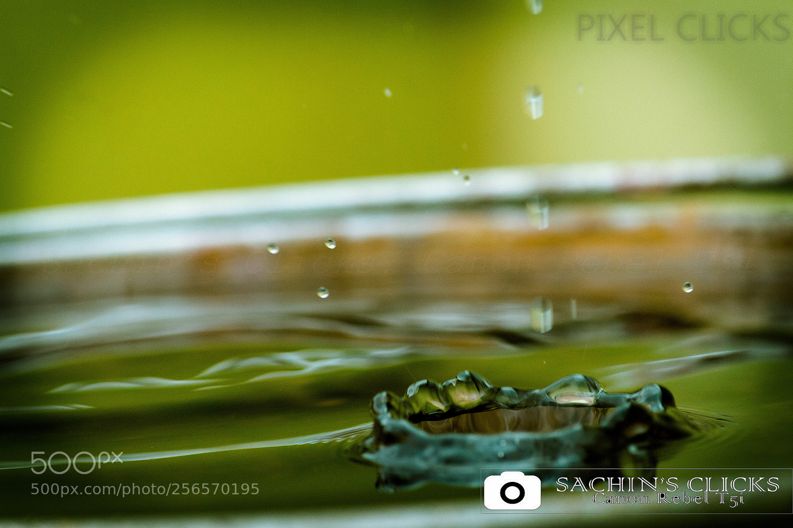 Canon EOS 700D (EOS Rebel T5i / EOS Kiss X7i) sample photo. Waterdrop photography