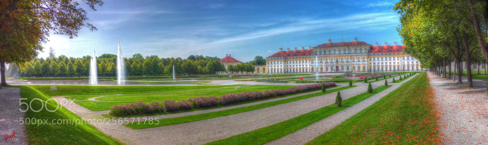 HUAWEI P8 Lite sample photo. Garden of schleissheim photography