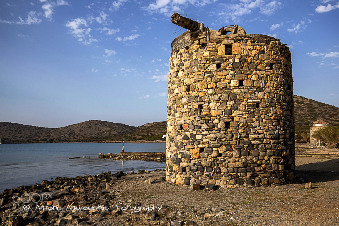 Canon EOS 6D sample photo. Elounda's windmills photography