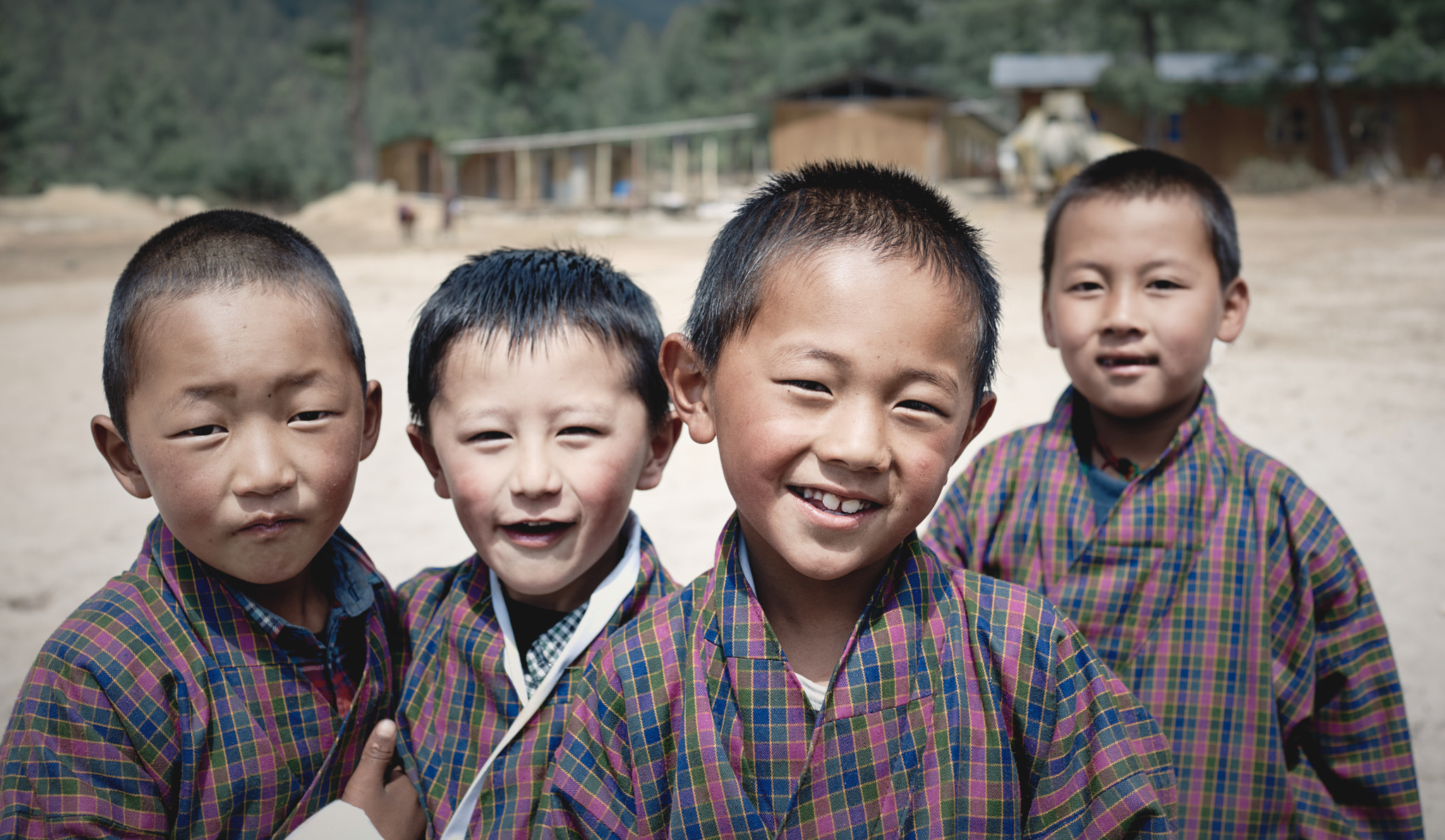 Sony Cyber-shot DSC-RX1R II sample photo. Bhutan: school children of haa valley ii. photography