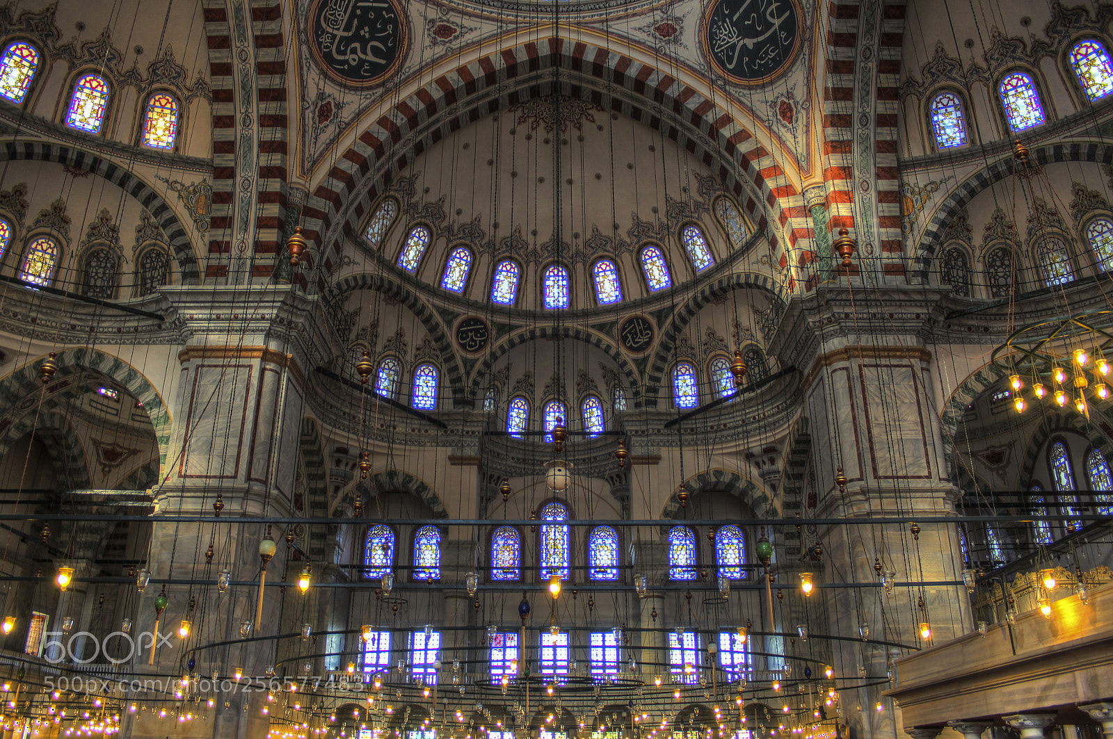 Canon EOS 1300D (EOS Rebel T6 / EOS Kiss X80) sample photo. Blue mosque interior photography