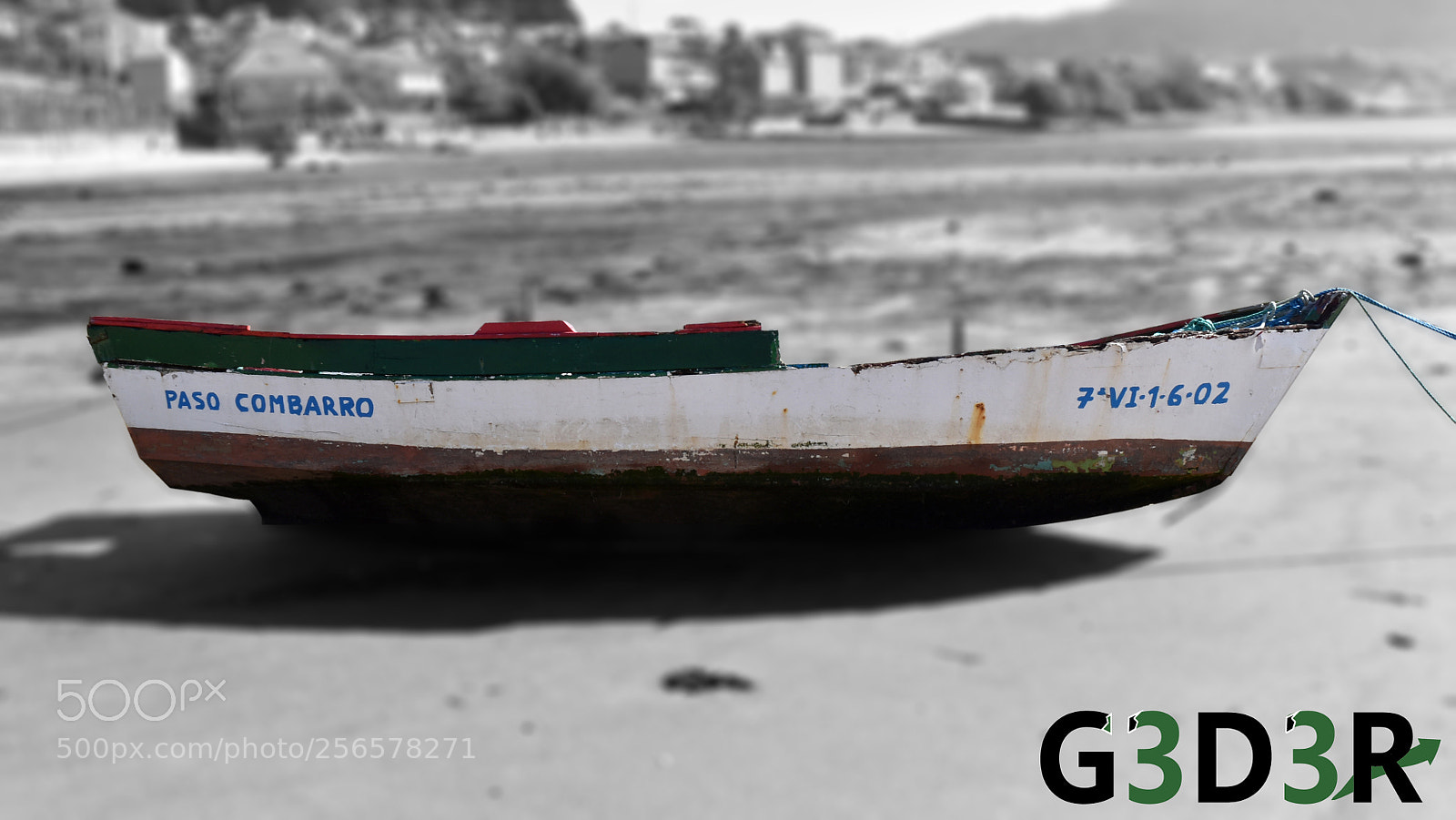 Nikon D5500 sample photo. Boat in galicia photography