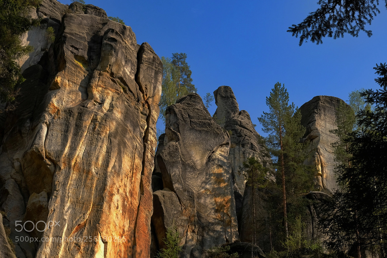 Fujifilm X-T20 sample photo. Adršpach skály photography
