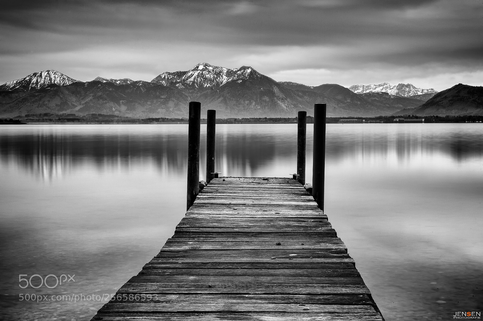 Nikon D4S sample photo. Alps in black & white photography