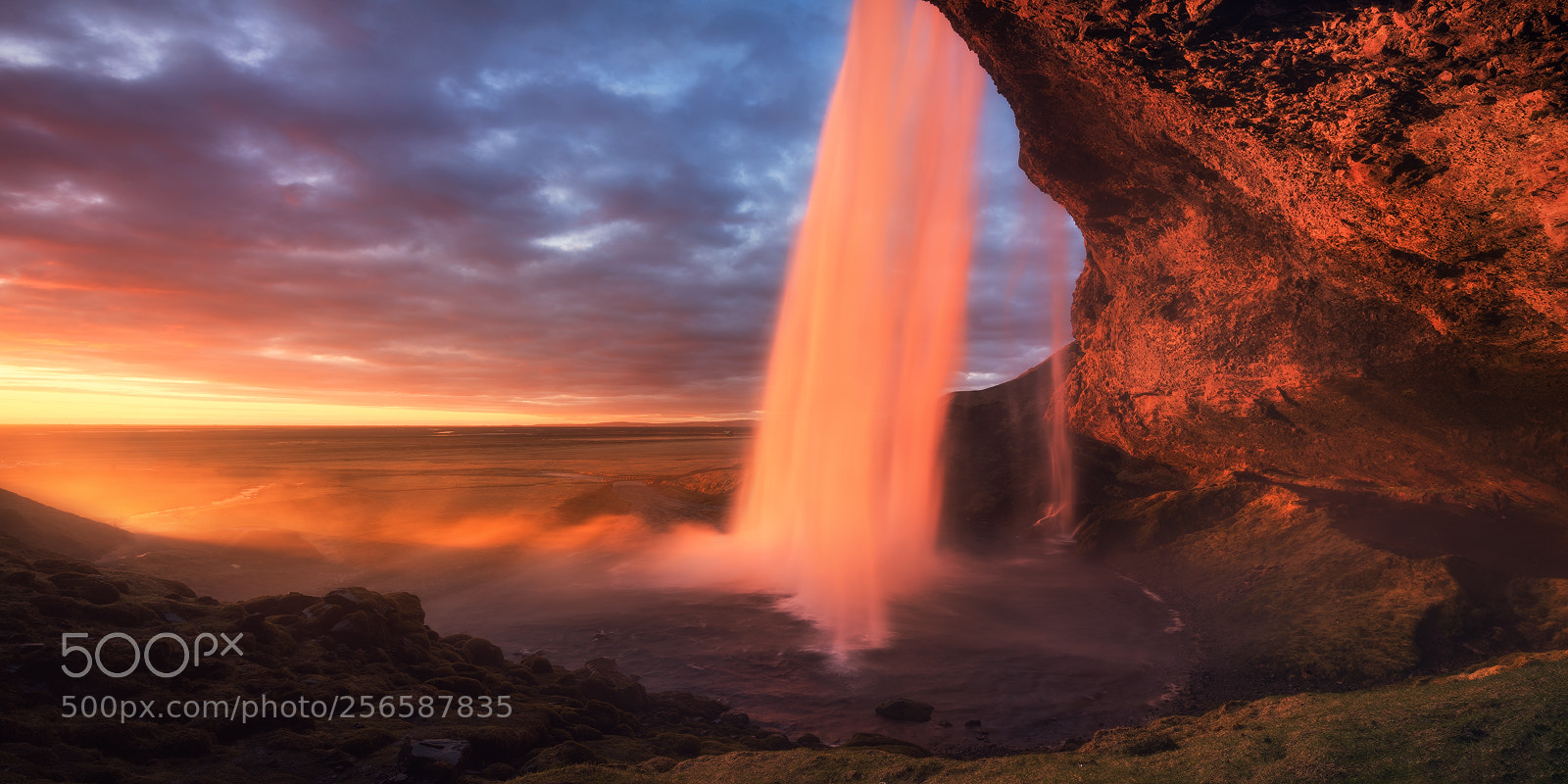 Nikon D810 sample photo. Seljalandsfoss panorama photography