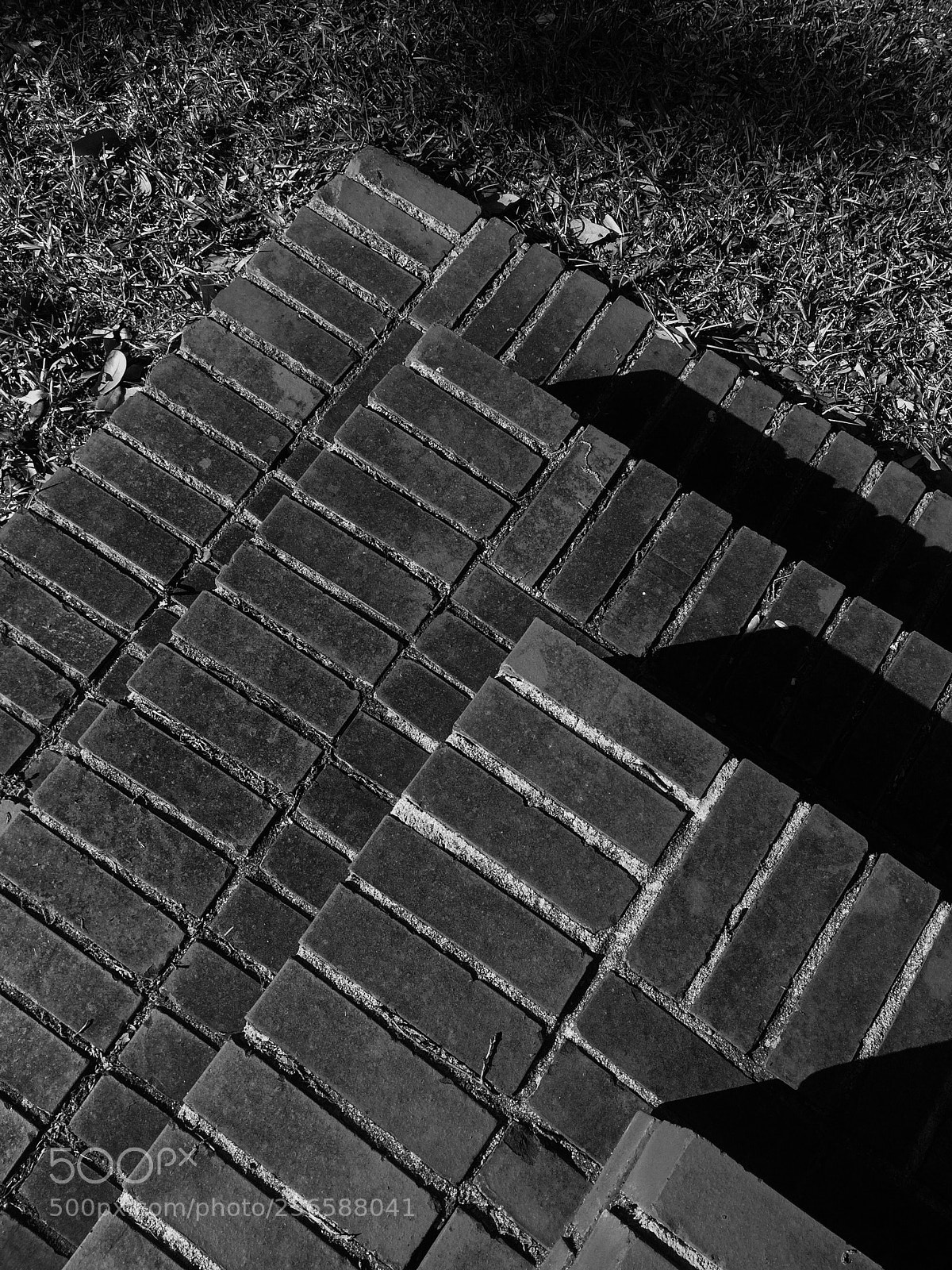 Apple iPhone 5s sample photo. B&w brick steps 2 photography