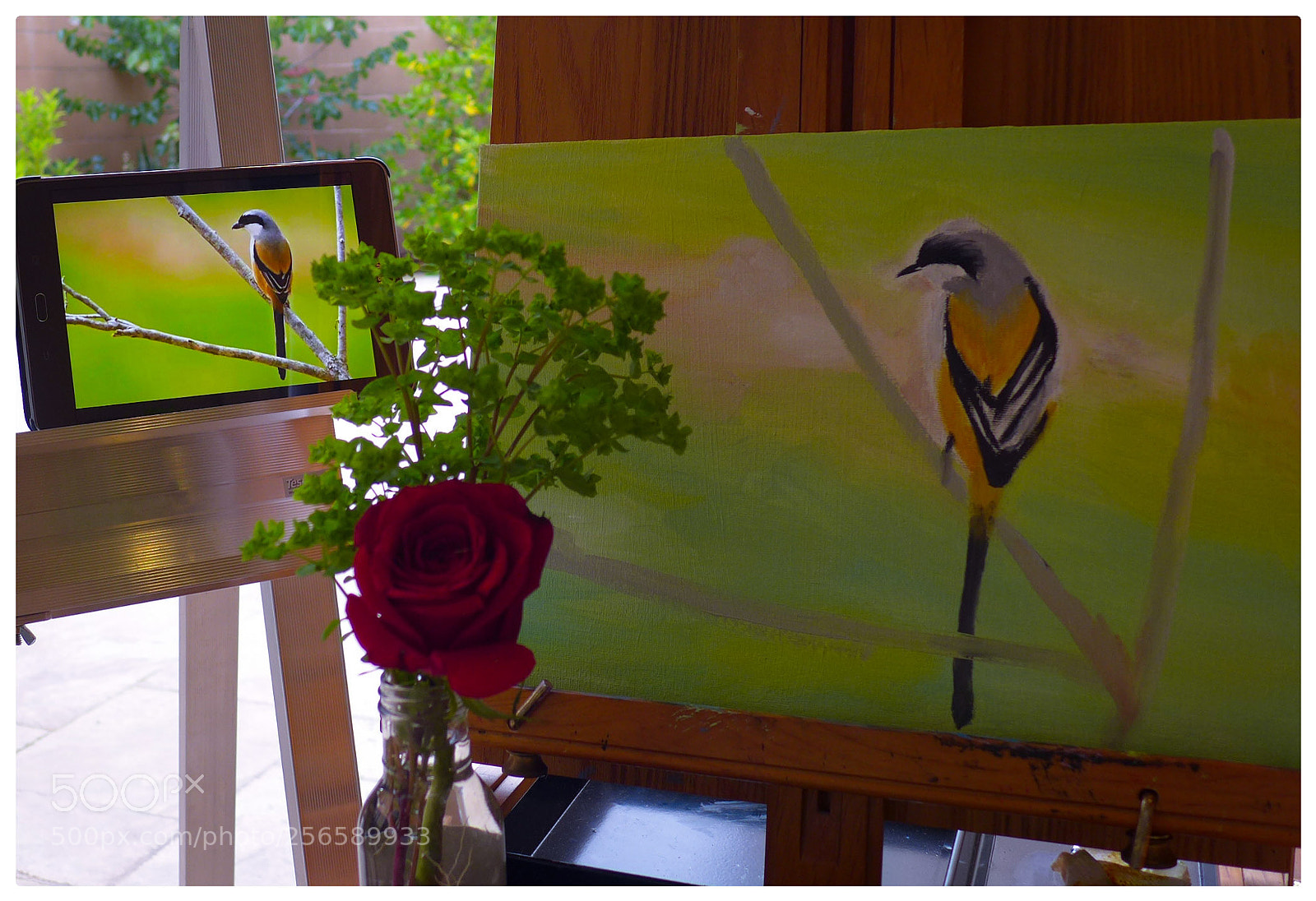 Panasonic Lumix DMC-LX7 sample photo. Painting photography