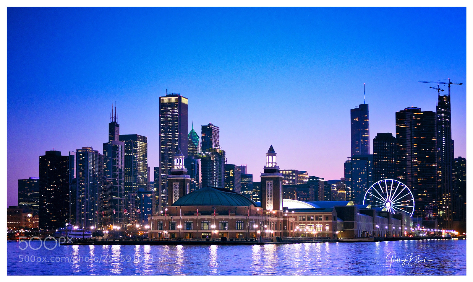 Fujifilm X-Pro2 sample photo. Chicago twilight photography