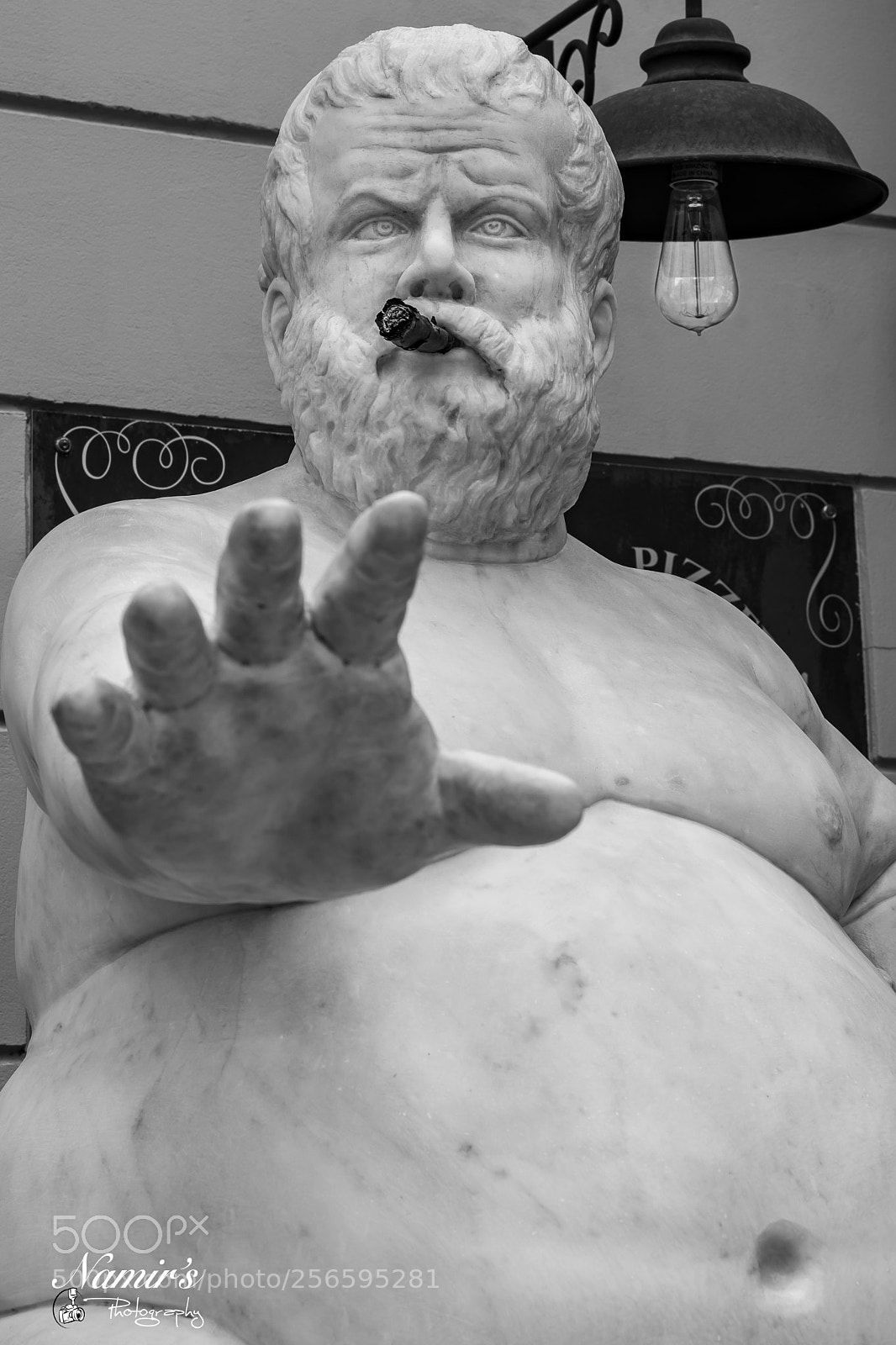 Nikon D500 sample photo. B&w sculpture photography