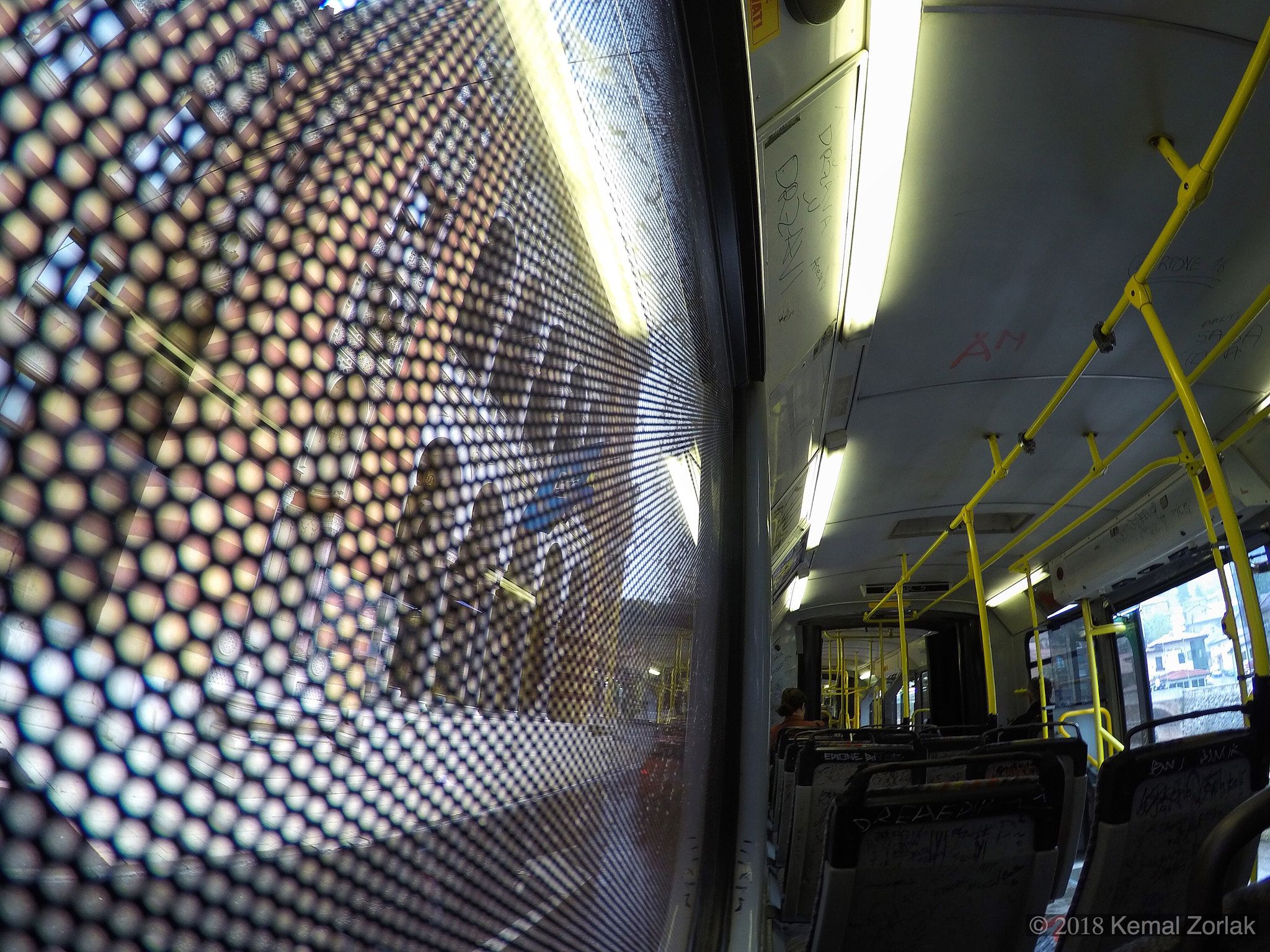 GoPro HERO4 Silver sample photo. City hall through tram window photography