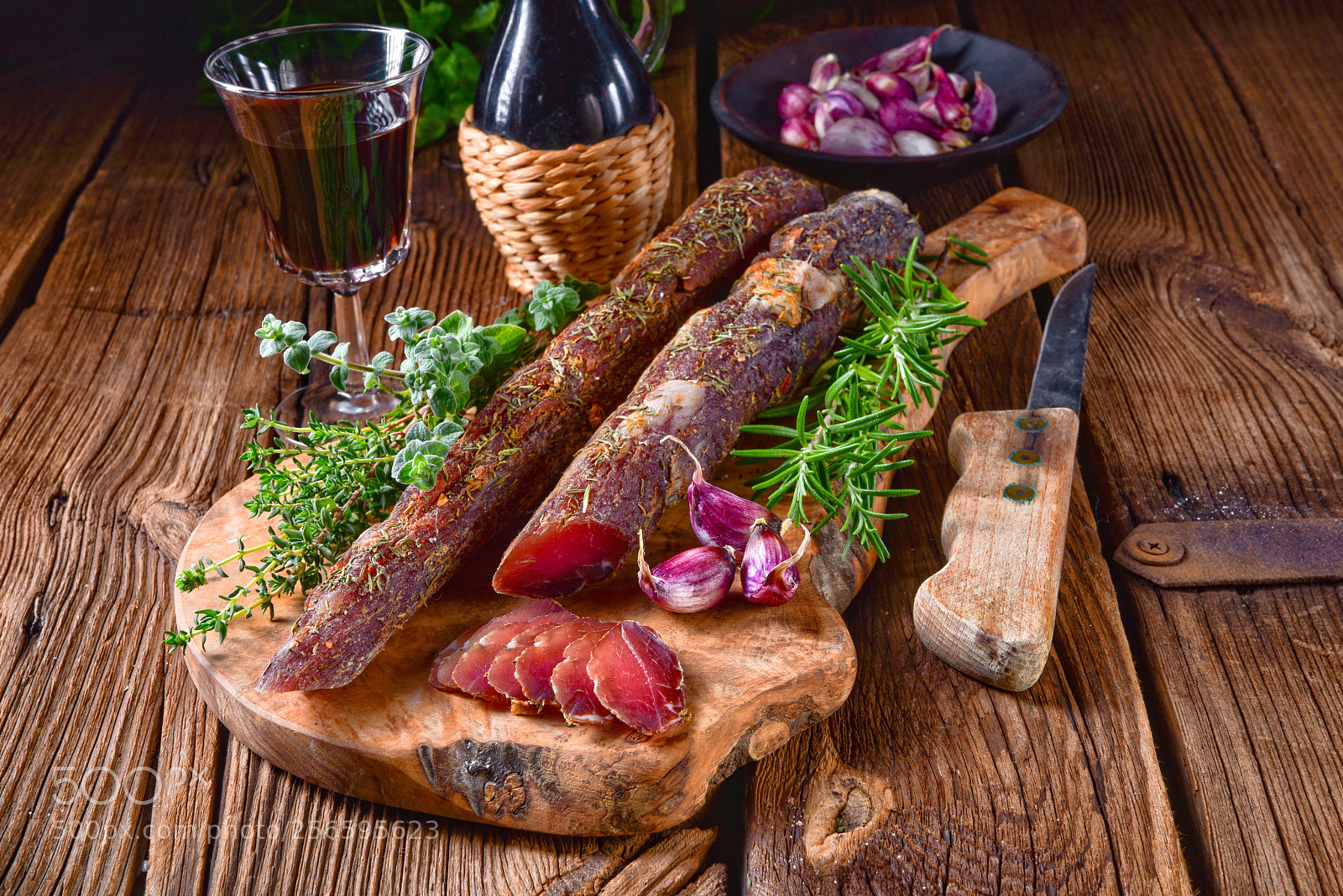 Nikon D810 sample photo. Dried sirloin with herbs photography