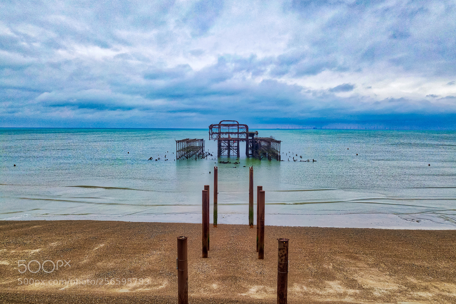 DJI FC220 sample photo. Old brighton pier 4 photography