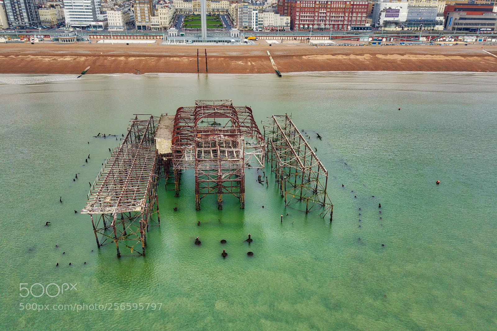 DJI FC220 sample photo. Old brighton pier 3 photography