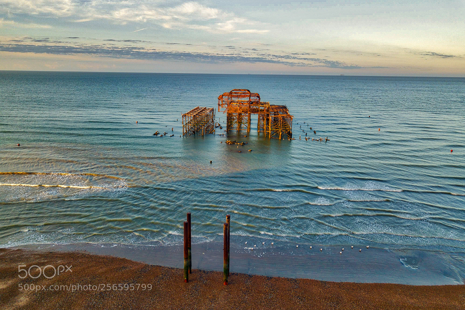 DJI FC220 sample photo. Old brighton pier 2 photography