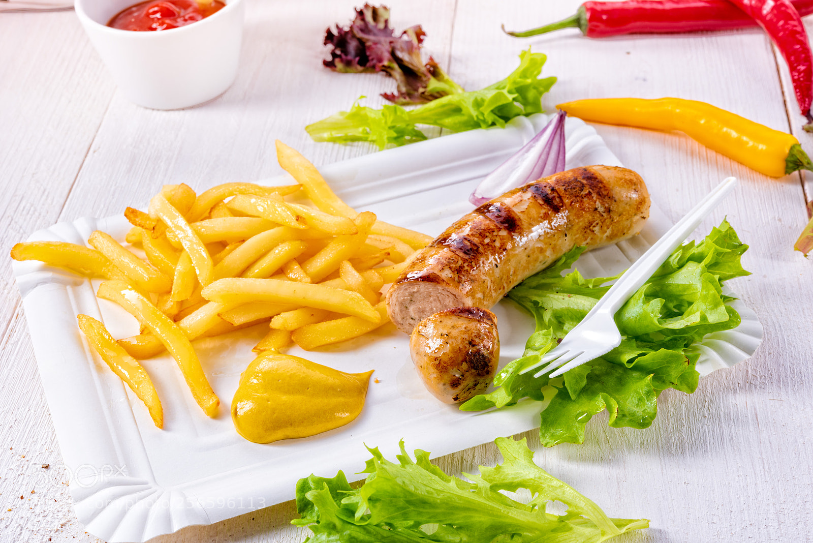 Nikon D810 sample photo. Delicious grilled bratwurst with photography