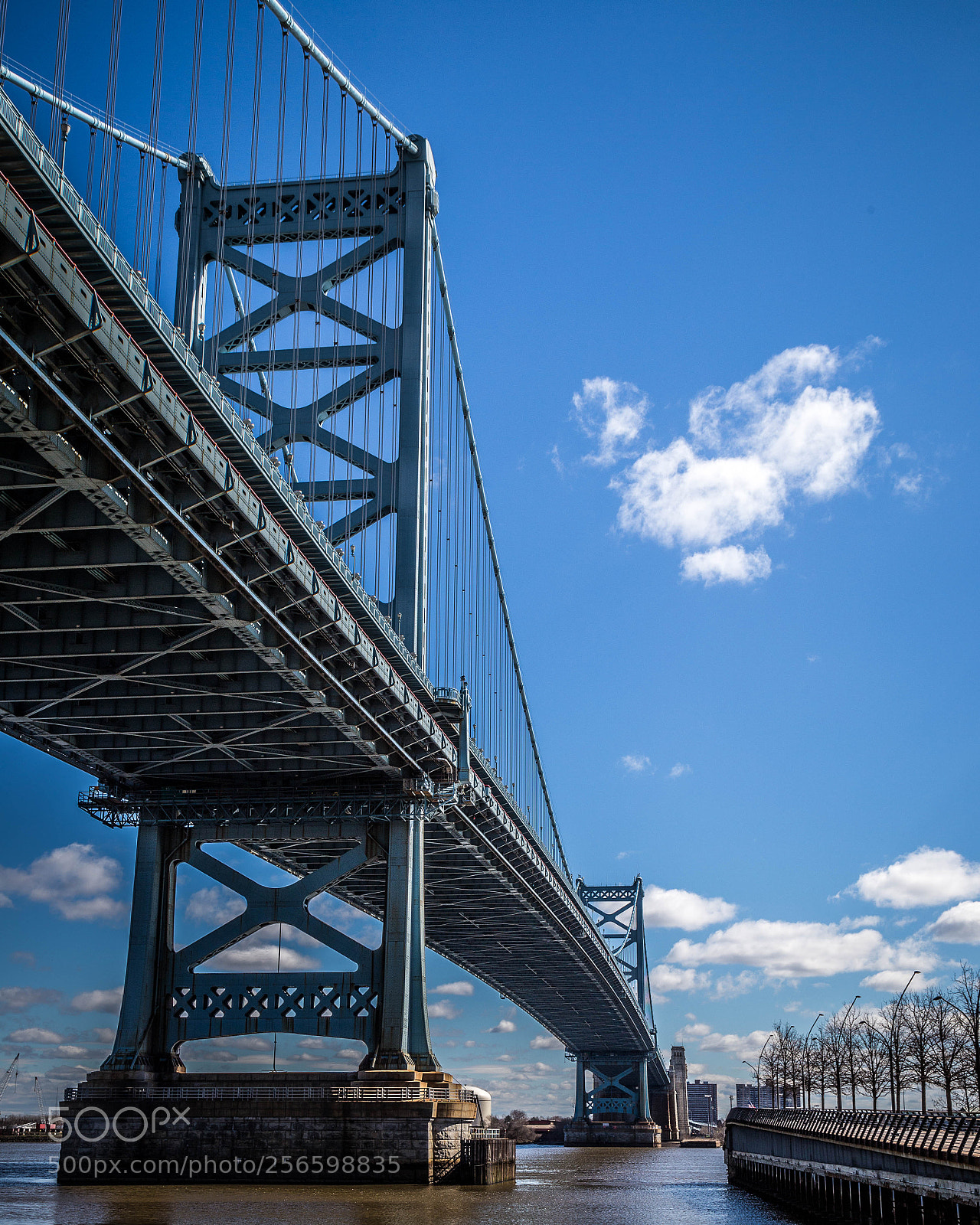 Canon EOS 6D sample photo. Benjamin franklin bridge photography