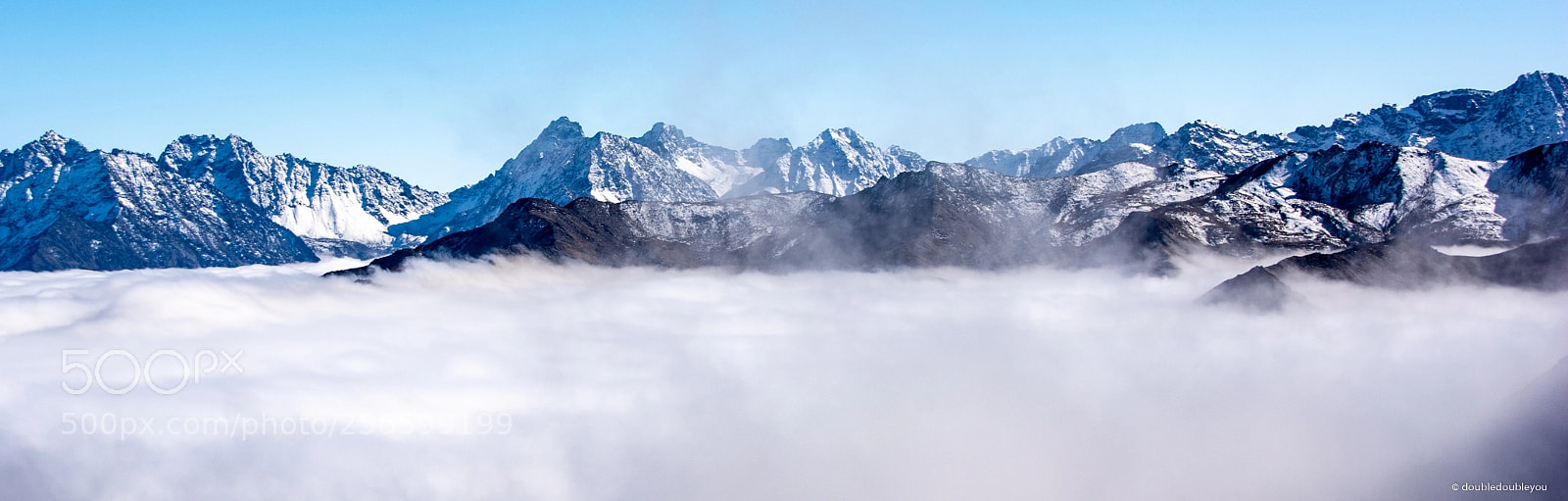 Nikon D7100 sample photo. Sea of clouds photography