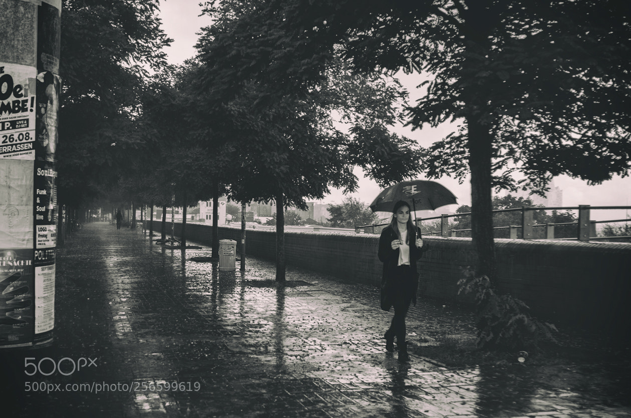 Pentax K-5 sample photo. Rain in hamburg photography