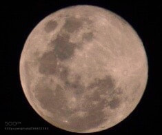 Nikon D7200 sample photo. The evening moon illuminated 82% photography