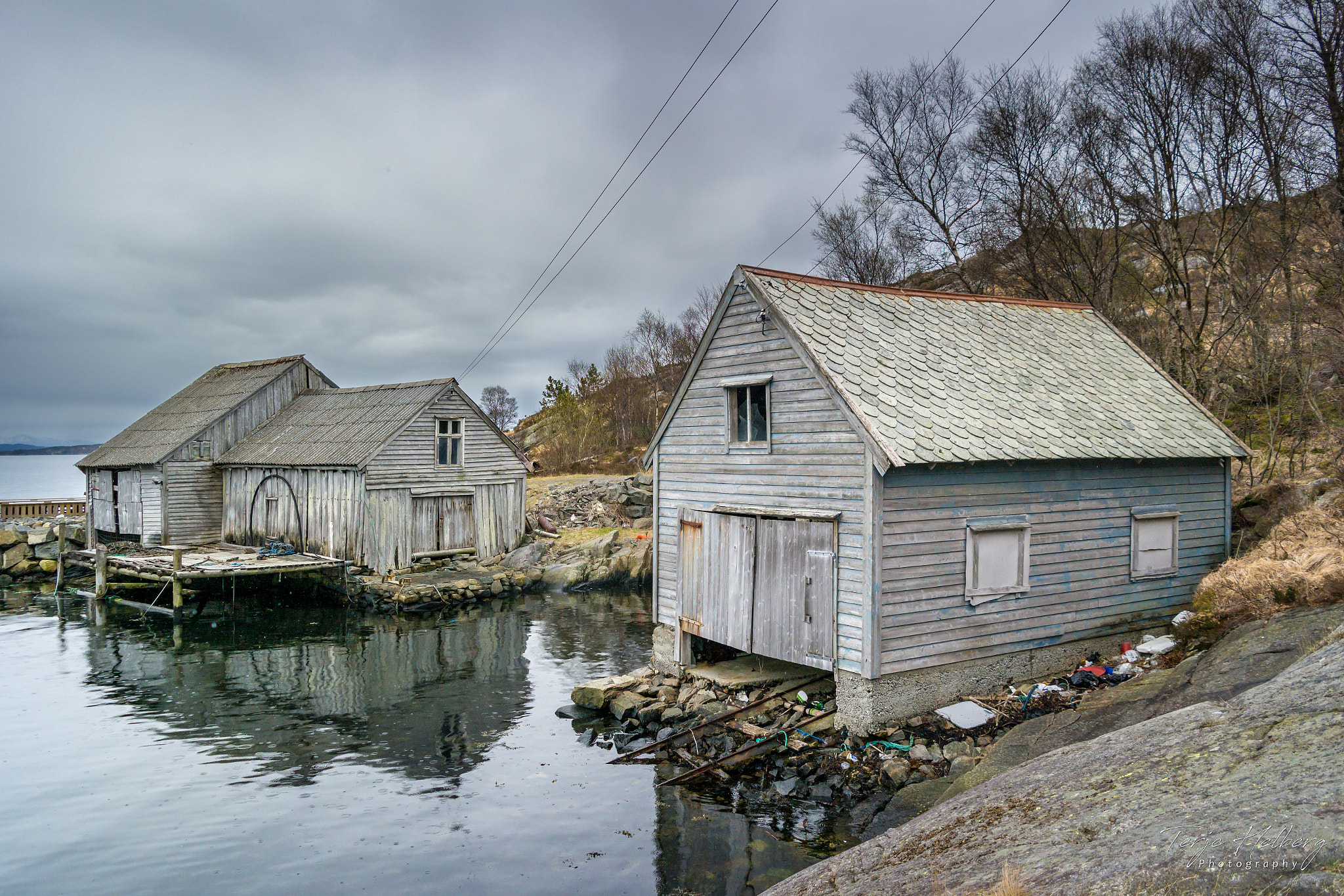 Samsung NX30 sample photo. "the old boat houses" - color version photography