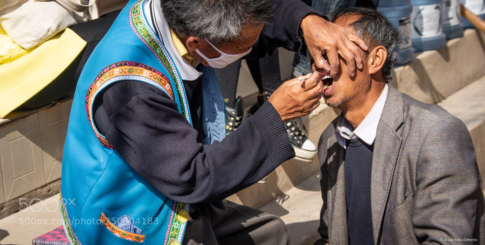 Nikon D7100 sample photo. Dentist at the street photography