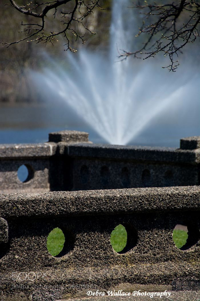 Nikon D7100 sample photo. Water spray & wall photography