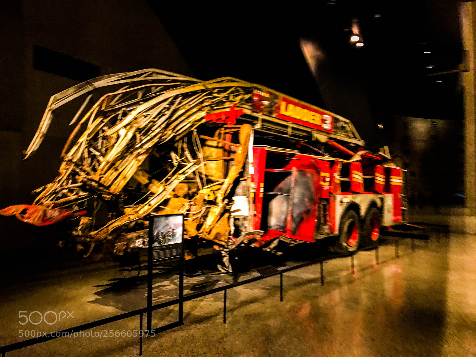 Apple iPhone 7 sample photo. 9/11 museum, fire truck photography