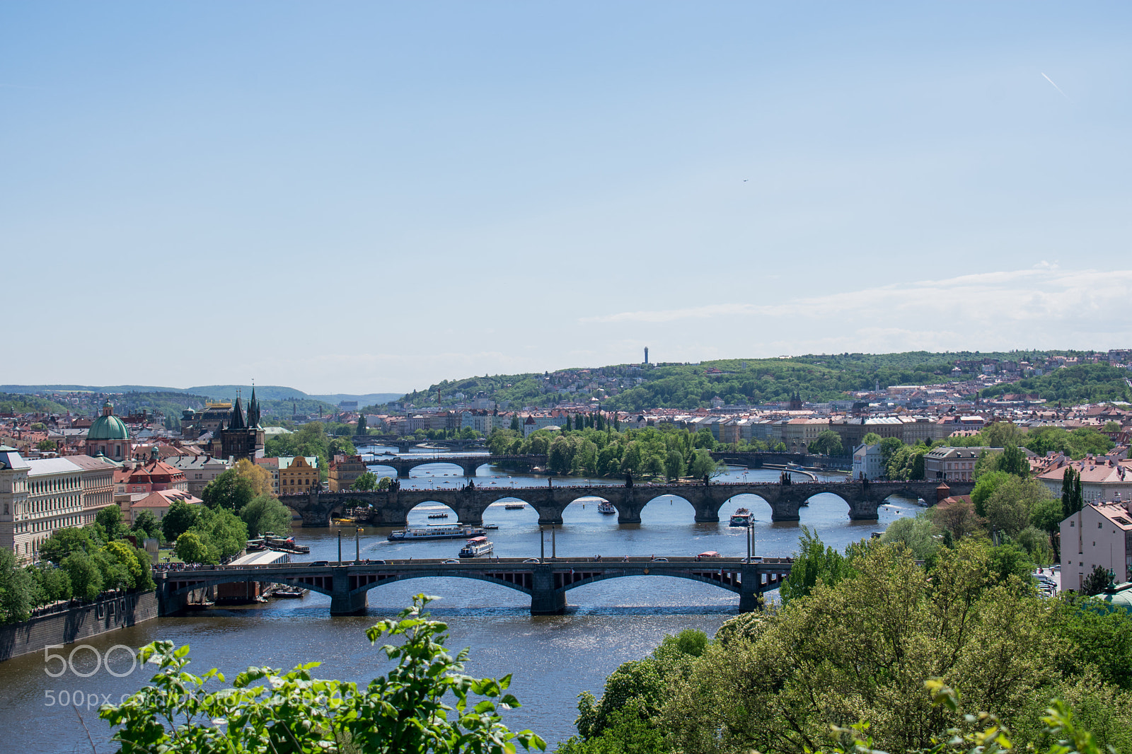 Nikon D3400 sample photo. Prague bridges photography