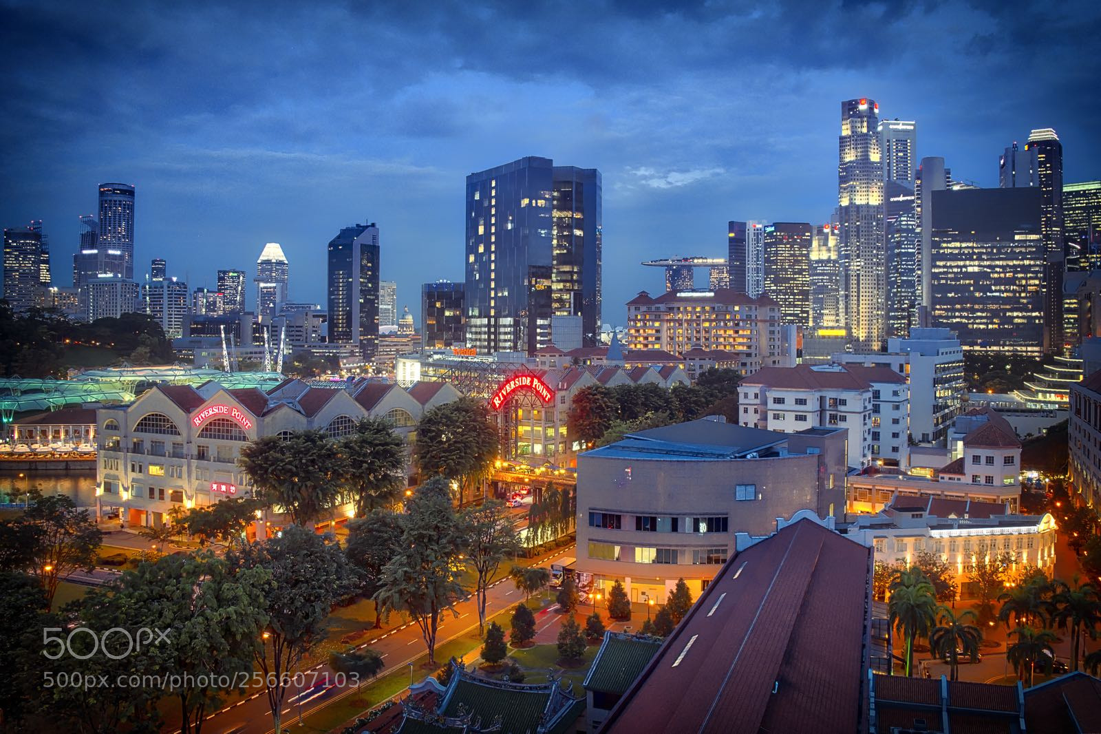 Nikon D850 sample photo. Singapore lights photography