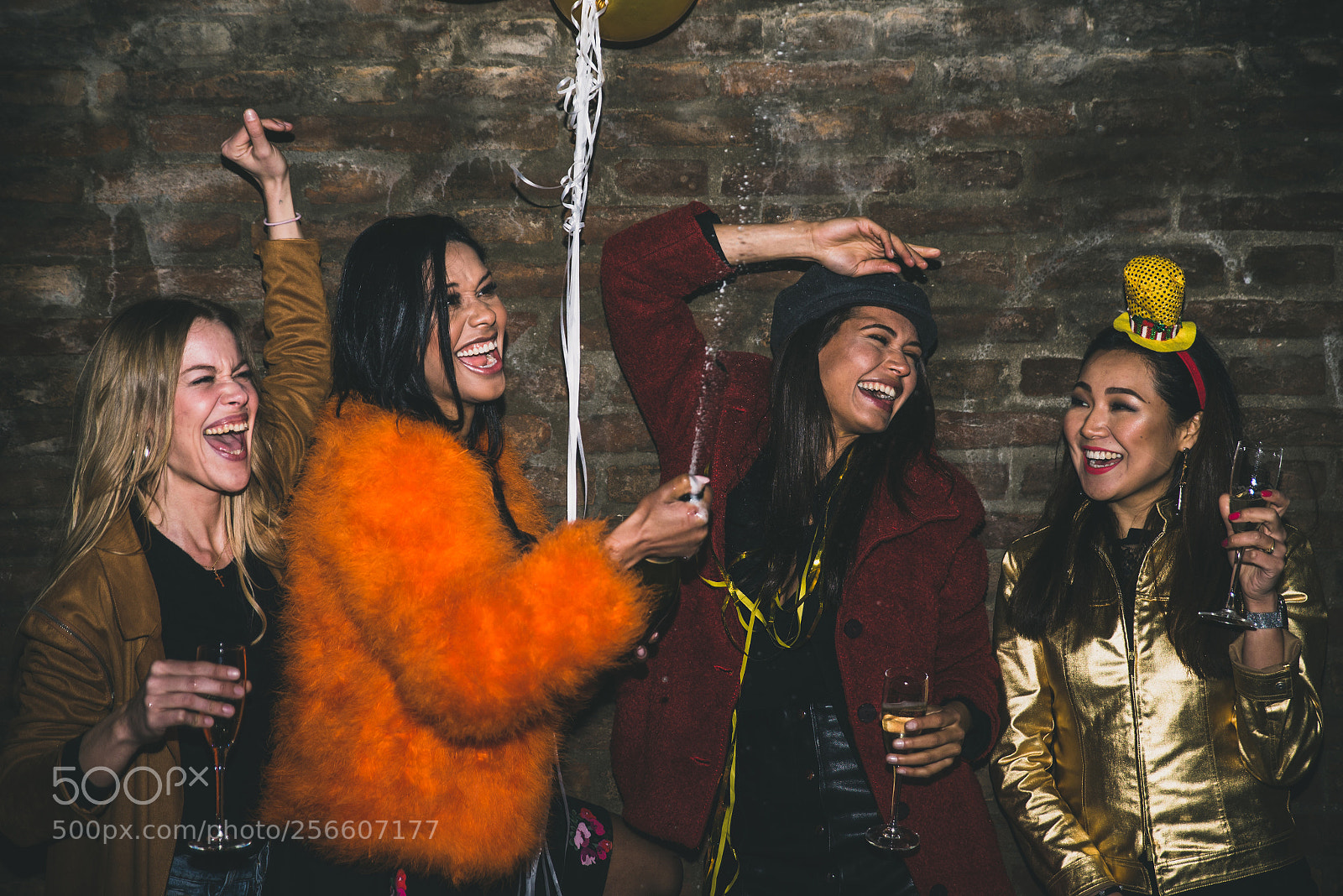 Nikon D610 sample photo. Group of girls celebrating photography