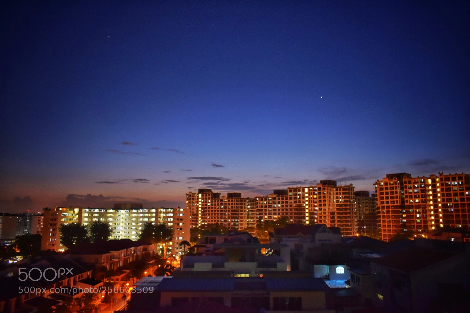 Nikon D5500 sample photo. Blue hour photography