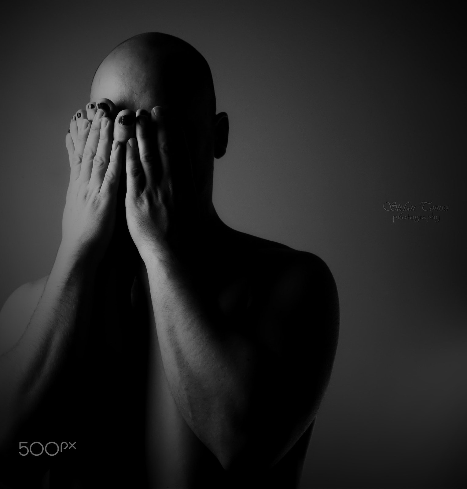Nikon D5500 sample photo. Hidden portrait photography