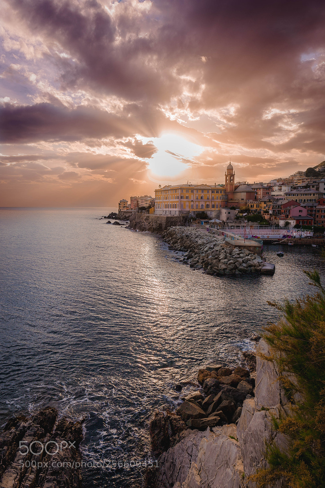 Canon EOS 6D sample photo. Genova's sunset photography