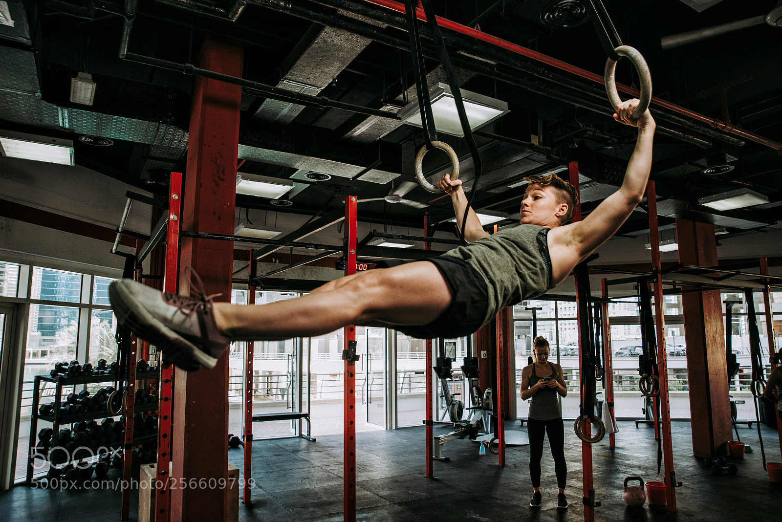 Nikon D610 sample photo. Functional training class working photography