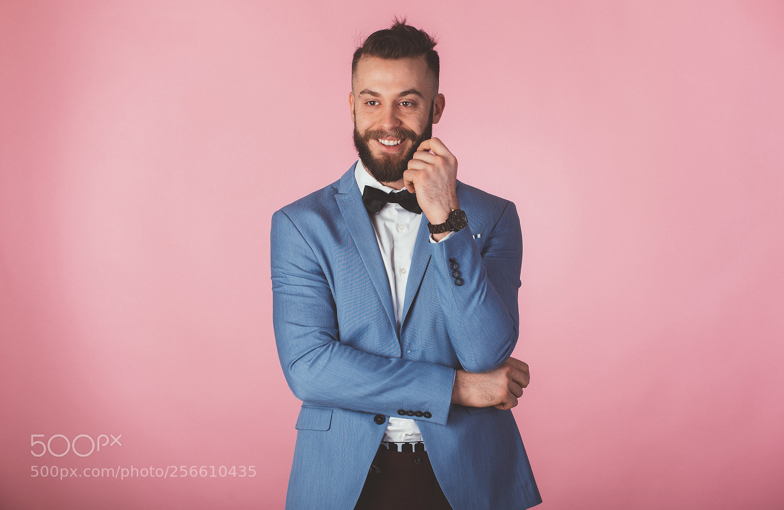 Nikon D610 sample photo. Hipster man on studio photography