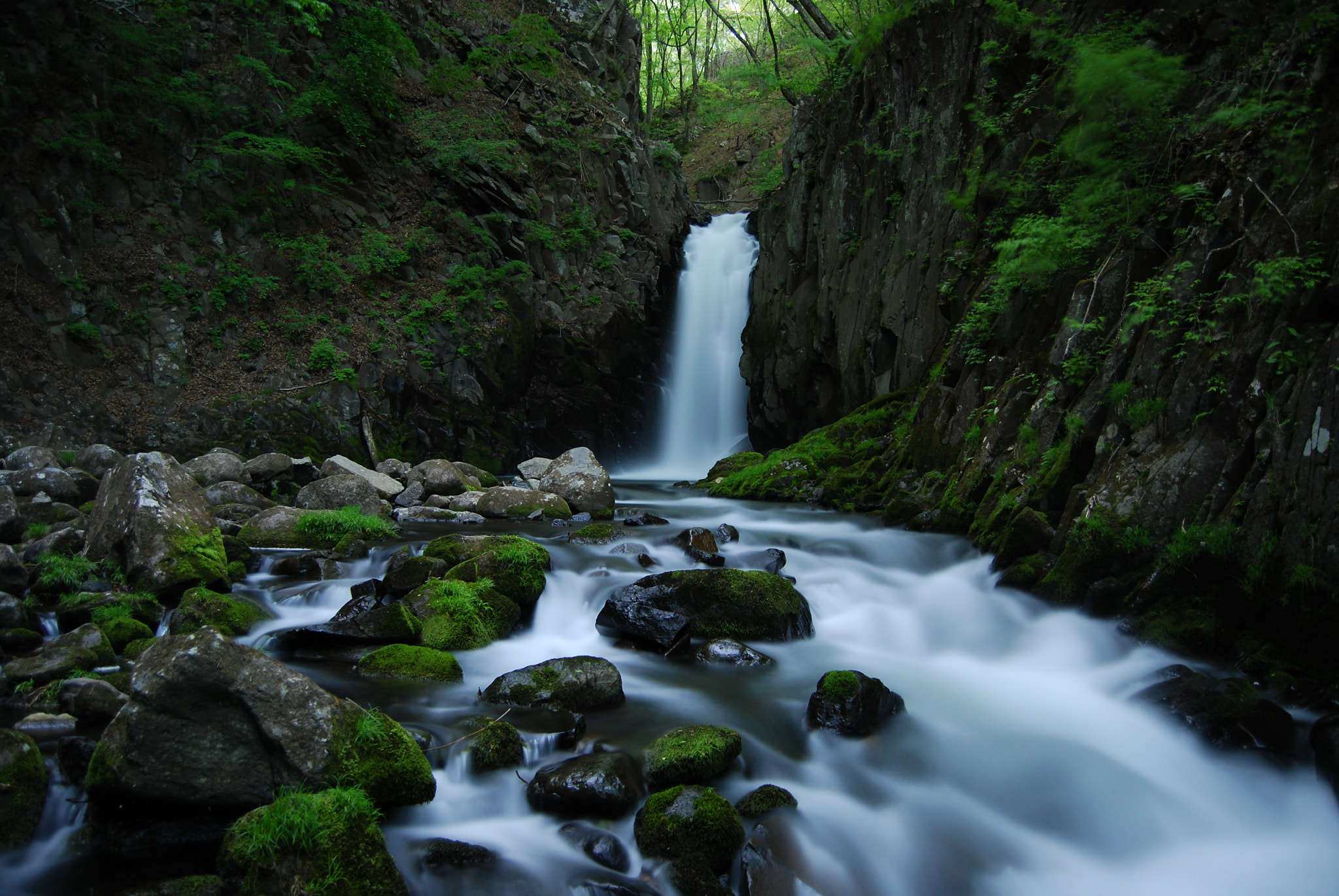 Nikon D40X sample photo. Water fall, photography