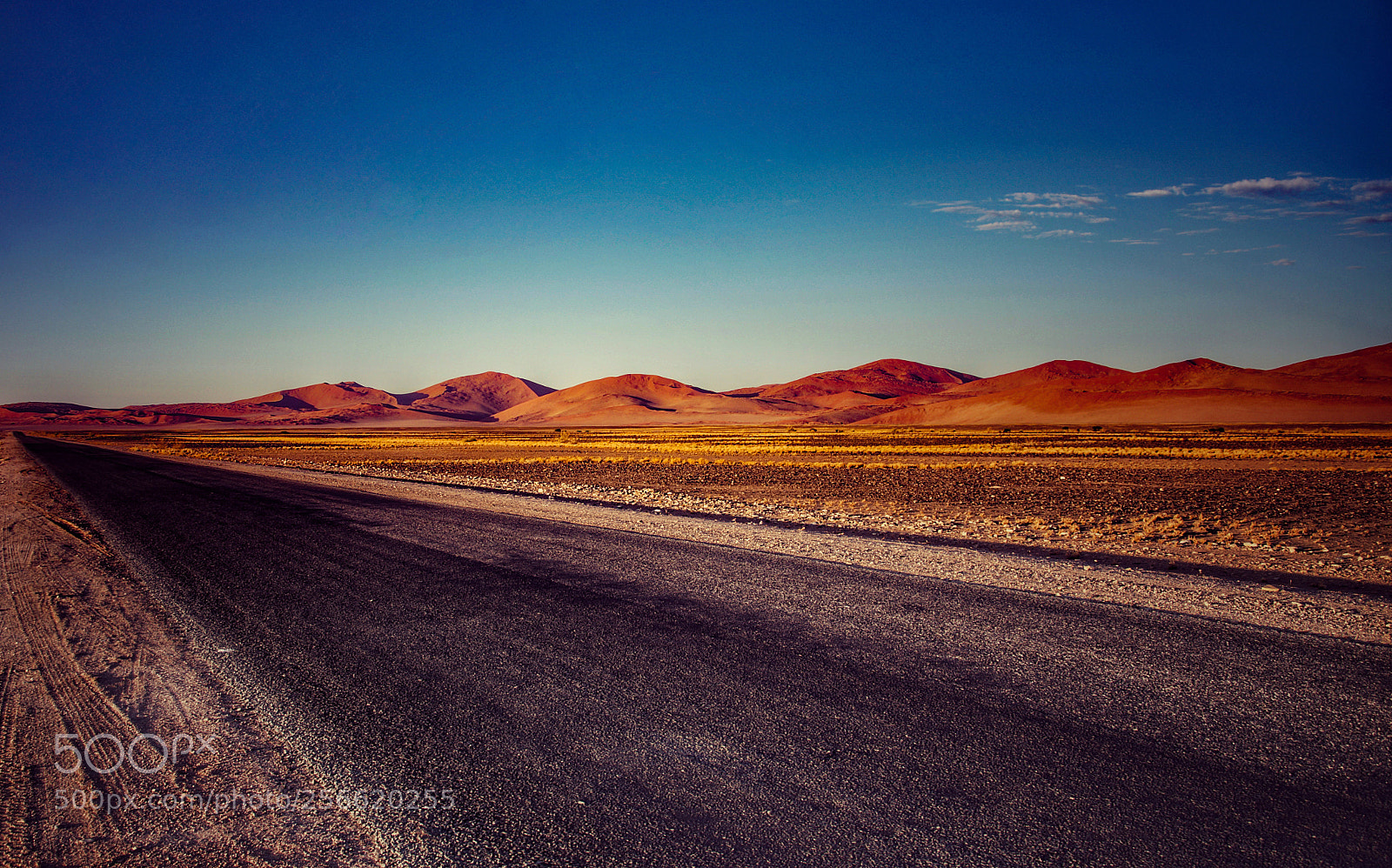 Sony SLT-A77 sample photo. Namibian highway photography