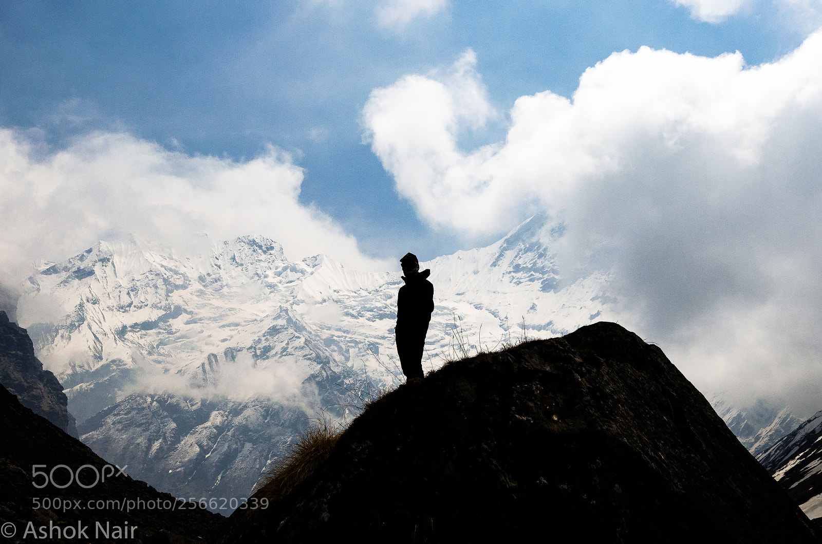 Nikon D5100 sample photo. Silhouette in the mountains photography